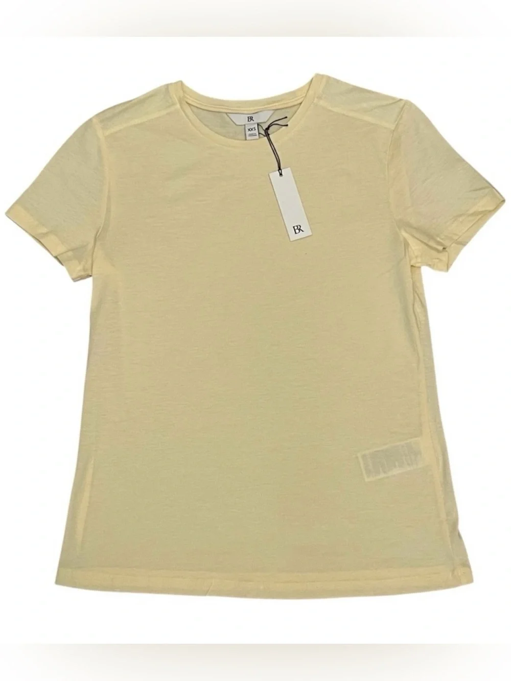 Banana Republic Supima Crewneck TShirt Size XXSmall in Yellow New